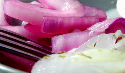 Маринованный лук для салатов, без уксуса вкусный рецепт с фото пошагово и видео