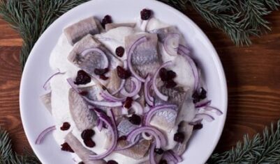 Сельдь с клюквой и хреном вкусный рецепт с фото пошагово и видео