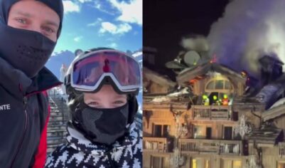 Максим Галкин* может прервать отдых с детьми в Куршевеле из-за пожара в отеле (ФОТО, ВИДЕО)