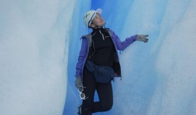 Юлия Барановская застряла в Антарктиде из-за непогоды (видео)