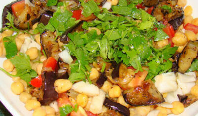 Нут с баклажанами вкусный рецепт с фото пошагово и видео