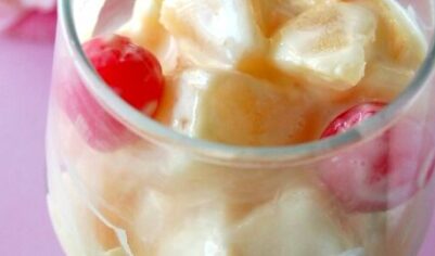 Фруктовый салат с кефиром вкусный рецепт с фото пошагово и видео