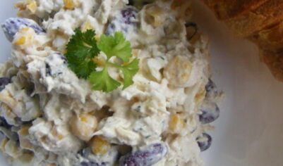 Салат из курицы и фасоли вкусный рецепт с фото пошагово и видео