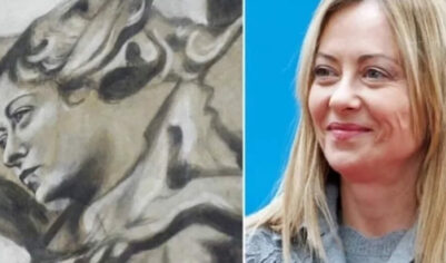 В Италии разгорелся скандал из-за фрески с лицом Мелони в базилике Рима