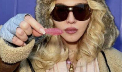 Мадонна посетила выставку россиянок в шапке-ушанке и вызвала гнев на Украине (ФОТО)