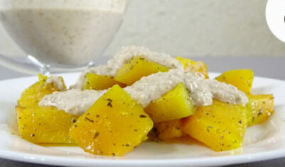 Пряная тыква под ореховым соусом вкусный рецепт с фото пошагово и видео