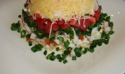 Салат «Минутка» вкусный рецепт с фото пошагово и видео