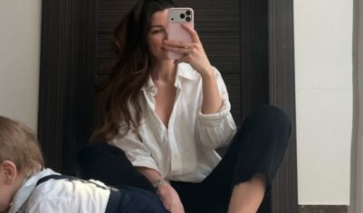 Анна Заворотнюк показала лицо сына в честь его первого дня рождения