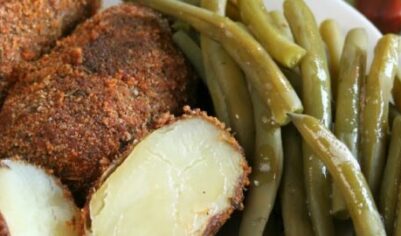 Молодой картофель в панировке вкусный рецепт с фото пошагово и видео