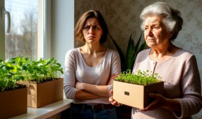 Свекровь без спроса принесла к нам ящики с рассадой и расставила по подоконникам — пришлось вмешаться.